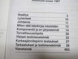 Elektroninen sytytys 1 - Automallit ennen vuotta 1987 - Autodata