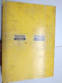 Toyota Corolla etuveto alusta &amp; kori AE80.82, CE80 korjauskäsikirja -tehtaan / maahantuojan alkuperäinen suomenkielinen korjaamokirja