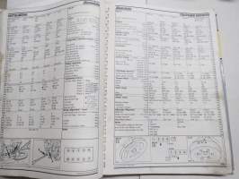 Technical Data 1987 - Tune-up and Service Specifications for Passenger Cars and Light Commercial Vehicles 1977-1987 - Autodata