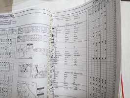 Autodata 1990 Service Guide - Tune-up and Service Specifications for Passenger Cars and Light Commercial Vehicles -huoltotietoja ja säätöarvoja