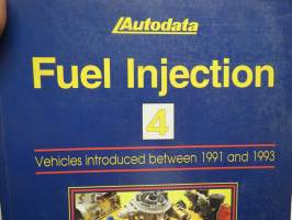Autodata Fuel Injection 4 - Vehicles introduced between 1991 and 1993 -huoltotietoja ja säätöarvoja koskien polttoaineenruiskutusta