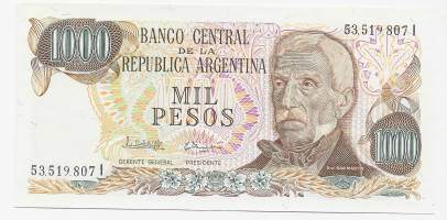 Argentiina 1000 Pesos 1976-83 - seteli