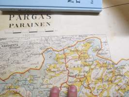 Pargas - Parainen 1952, 1: 50 000 -kartta