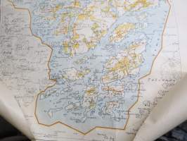 Pargas - Parainen 1952, 1: 50 000 -kartta