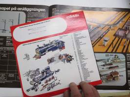 Märklin mini-club 1979 -myyntiesite, ruotsinkielinen