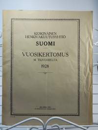 v.1928 vuosikertomus Henkivakuutusyhtiö Suomi