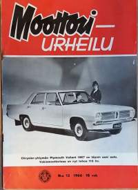 Moottoriurheilu 1966- 12. (Autot, moottoripyörät, Sanoma- ja aikakauslehdet)
