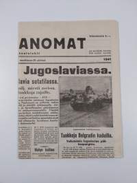 Savon sanomat nro 36/1941 (29.3.)