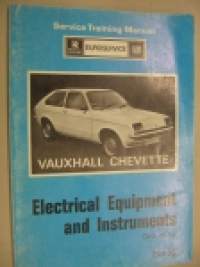 Vauxhall Chevette Electrical Equipment and instruments -Service training manual