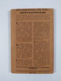 Kansalaisopintokirja : ohjeita kotonaopiskelijoille ja opintokerhoille