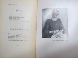 Nuori Suomi XLVI 1936 kirjallistaiteellinen joulu-albumi, kirjoittajina mm. Kaarlo Sarkia, Elina Vaara, Yrjö Jylhä, Konrad Lehtimäki, Viljo Kajava, Anna Kaitila