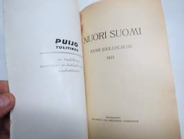 Nuori Suomi XXXIII 1923 kirjallistaiteellinen joulu-albumi, kirjoittajina mm. Aarni Kouta, Larin-Kyösti, Eero Eerola, Viljo Heikka, Antero Kajanto, Juhani Aho