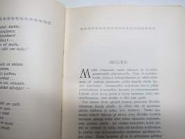 Nuori Suomi XXXIII 1923 kirjallistaiteellinen joulu-albumi, kirjoittajina mm. Aarni Kouta, Larin-Kyösti, Eero Eerola, Viljo Heikka, Antero Kajanto, Juhani Aho