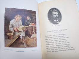 Nuori Suomi XXXI 1921 kirjallistaiteellinen joulu-albumi, kirjoittajina mm. Huugo Jalkanen, V. Tarkiainen, Kyösti Vilkuna, Samuli Paulaharju, Santeri Ivalo