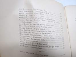 Nuori Suomi XXXIX 1929 kirjallistaiteellinen joulu-albumi, kirjoittajina mm. Elina Vaara, Lauri PohjanpääHilja Haahti, Mika Waltari, Artturi Leinonen, Elsa Hästesko