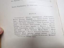 Nuori Suomi XXXIX 1929 kirjallistaiteellinen joulu-albumi, kirjoittajina mm. Elina Vaara, Lauri PohjanpääHilja Haahti, Mika Waltari, Artturi Leinonen, Elsa Hästesko