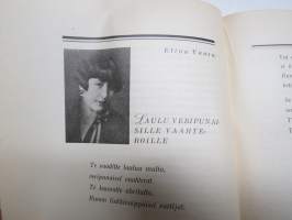 Nuori Suomi XXXVIII 1928 kirjallistaiteellinen joulu-albumi, kirjoittajina mm. L. Onerva, Mika Waltari, Eino Palola, Salme Setälä, Unto karri, Kaarlo Julkunen