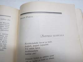 Nuori Suomi XXXVIII 1928 kirjallistaiteellinen joulu-albumi, kirjoittajina mm. L. Onerva, Mika Waltari, Eino Palola, Salme Setälä, Unto karri, Kaarlo Julkunen