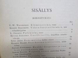 Nuori Suomi XXXV 1925 kirjallistaiteellinen joulu-albumi, kirjoittajina mm. L. Onerva, Eino Leino, Kaarlo Halme, Aura Jurva, Wäinö Kolkkala, Anni kaste, Toivo Tarvas