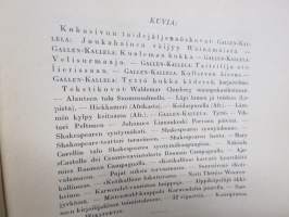 Nuori Suomi XXXV 1925 kirjallistaiteellinen joulu-albumi, kirjoittajina mm. L. Onerva, Eino Leino, Kaarlo Halme, Aura Jurva, Wäinö Kolkkala, Anni kaste, Toivo Tarvas