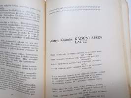 Nuori Suomi XXXV 1925 kirjallistaiteellinen joulu-albumi, kirjoittajina mm. L. Onerva, Eino Leino, Kaarlo Halme, Aura Jurva, Wäinö Kolkkala, Anni kaste, Toivo Tarvas