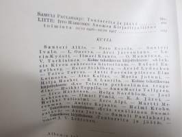Nuori Suomi XXXVII 1927 kirjallistaiteellinen joulu-albumi, kirjoittajina mm. Arvi Järventaus, Heikki Toppila, Hilja Haahti, Ilmari Pimiä, Ruupert Kainulainen
