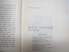 Nuori Suomi XXXVII 1927 kirjallistaiteellinen joulu-albumi, kirjoittajina mm. Arvi Järventaus, Heikki Toppila, Hilja Haahti, Ilmari Pimiä, Ruupert Kainulainen