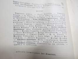 Nuori Suomi XXXVII 1927 kirjallistaiteellinen joulu-albumi, kirjoittajina mm. Arvi Järventaus, Heikki Toppila, Hilja Haahti, Ilmari Pimiä, Ruupert Kainulainen