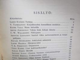 Nuori Suomi XXXX 1930 kirjallistaiteellinen joulu-albumi, kirjoittajina mm. Lauri Haarla, Unto Karri, J.K. Kulomaa, Mika Waltari, Akseli Tola, Aarne Anttila