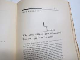 Nuori Suomi XXXX 1930 kirjallistaiteellinen joulu-albumi, kirjoittajina mm. Lauri Haarla, Unto Karri, J.K. Kulomaa, Mika Waltari, Akseli Tola, Aarne Anttila