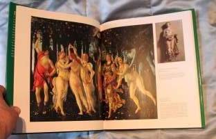 Sandro Botticelli - Maestri dell&#039; Arte Italiana, 2000. Italian taiteen mestarit -sarja. Kuvateos (isokokoinen 28 x 32 cm) taitelijan elämästä/ taiteesta.