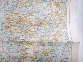 Suomen taloudellinen kartta (1923), lehti / blad II:3 Turku / Åbo (ja ympäristöalueet), painettu 1940