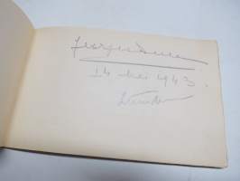 Josef Kaartinen,  -nimikirjoitus / signature - autograph