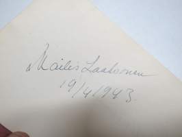 Mailis Laaksonen -nimikirjoitus / signature - autograph