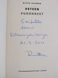 Veteen pudonneet (signeerattu, tekijän omiste)