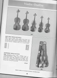Musical Merchandise Catalogue 1982-83/ Barnes &amp; Mullins Ltd / Soitin kuvasto ja hinnasto  178 sivua