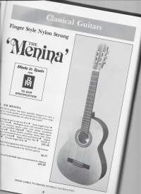 Musical Merchandise Catalogue 1982-83/ Barnes &amp; Mullins Ltd / Soitin kuvasto ja hinnasto  178 sivua
