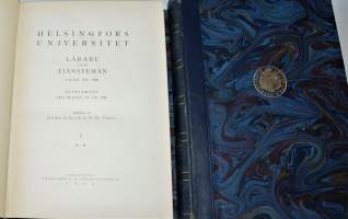 Helsingfors universitet lärare och tjänstemän 1-2
