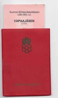 Suomen Elintarviketyöläisten Liitto SEL ry vapaajäsen  1986