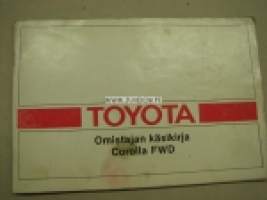 Toyota Corolla FWD -omistajan käsikirja