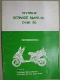 Kymco Dink 50 -Service manual, korjaamokirja