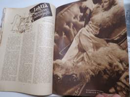 Suomi Filmin Uutisaitta 1944 nr 3  (Suomi-Filmi) Kansikuva Ruth Buchardt, Välähdyksiä elokuvan historiasta - Fritz Lang, Haastattelusarjassa Eine Laine,