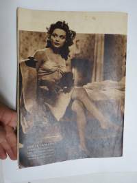 Suomi Filmin Uutisaitta 1944 nr 3  (Suomi-Filmi) Kansikuva Ruth Buchardt, Välähdyksiä elokuvan historiasta - Fritz Lang, Haastattelusarjassa Eine Laine,