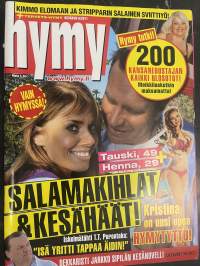 Hymy 2011 nr 6 - Salamakihlat &amp; kesähäät, Kristiina on uusi upea hymytyttö, Iskelmätähti T.T. Purontaka: &quot;Isä yritti tappaa äidin&quot;, ym.