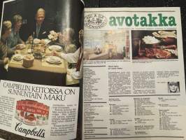 Avotakka 1981 nr 2 - Vuoden talo, Sisusta viherkasvein, kodin juhlapöydät, Suuri matkanumero, ym.