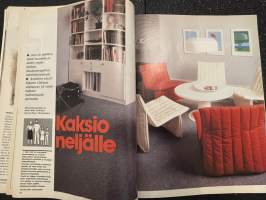 Avotakka 1981 nr 2 - Vuoden talo, Sisusta viherkasvein, kodin juhlapöydät, Suuri matkanumero, ym.