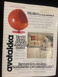 Avotakka 1981 nr 10 - Uusien ideoiden harjakattotalo, Antiikkipörssissä laatutavaraa, Sama olohuone, kolme sisustusta, ym.