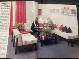 Avotakka 1976 nr 7 - Pirkon &amp; Åken oma Myrskyluoto, Avotakka asuntomessuilla, Näin väri muuttaa sisustuksen, ym.