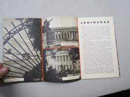 Leningrad - Intourist -matkailuesite, ruotsinkielinen / travel brochure