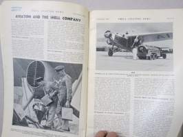 Shell Aviation News 1934, September (Number 39), lentoyhtiöesittelyssä mm. Aero Oy